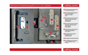 Zusatzbild 1 Zahnriemen Einstellwerkzeug PSA 1.0-1.2 12V 3 Zylinder