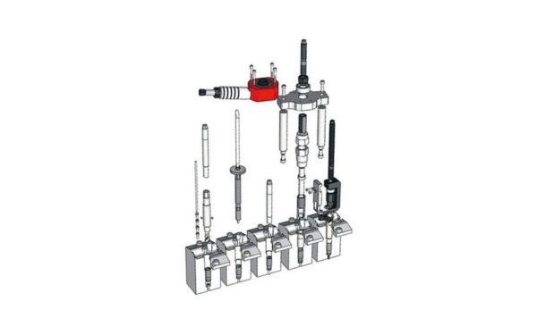 Zusatzbild 2 Injektor Auszieher passend für Renault M9R 2.0 Diesel inkl. 12t Hydraulikzylinder