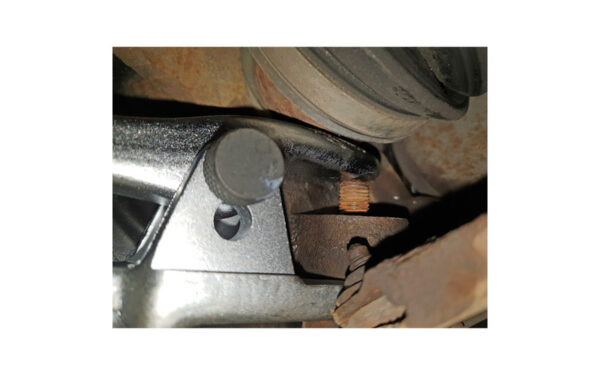 Zusatzbild 7 De- Montagewerkzeug für Traggelenke Mercedes Benz C219, W163, W164, W211, W220, W230 inkl. Kugelgelenk-Ausdrücker