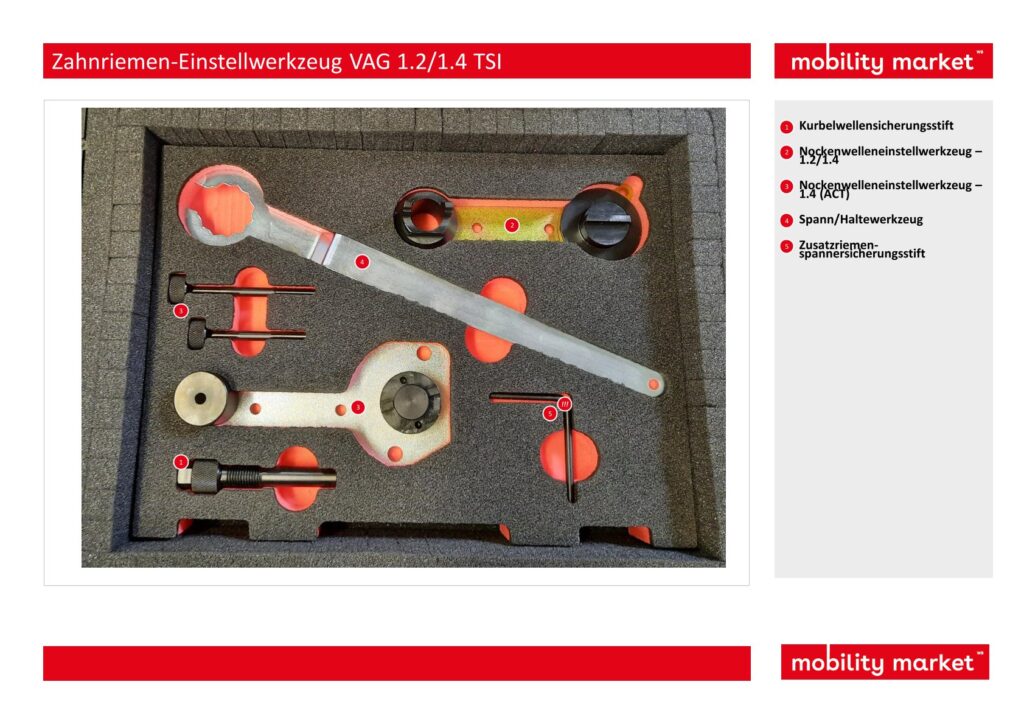 zahnriemen einstellwerkzeug vag 1.2/1.4 tsi benzin