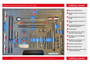 glühkerzen ausbohrsatz m10x1 z.b. für vag