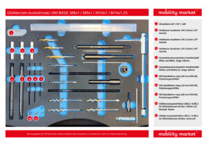 glühkerzen ausbohrsatz uni basic m8x1 / m9x1 / m10x1 / m10x1.25