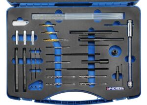 glühkerzen ausbohrsatz uni basic m8x1 / m9x1 / m10x1 / m10x1.25