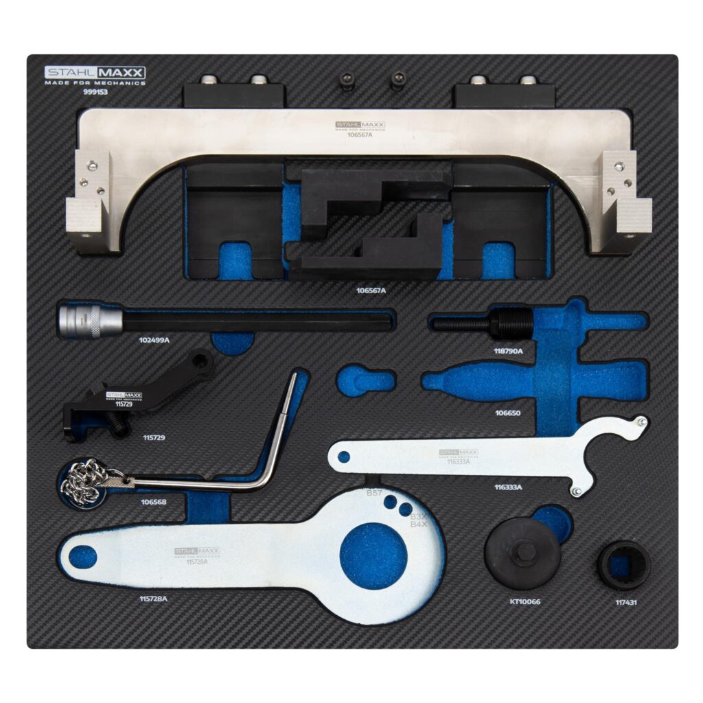 einstellwerkzeug, steuerkette bmw, mini b32, b36, b38, b42, b46, b48, b58 inkl. tu, a, b, c, d