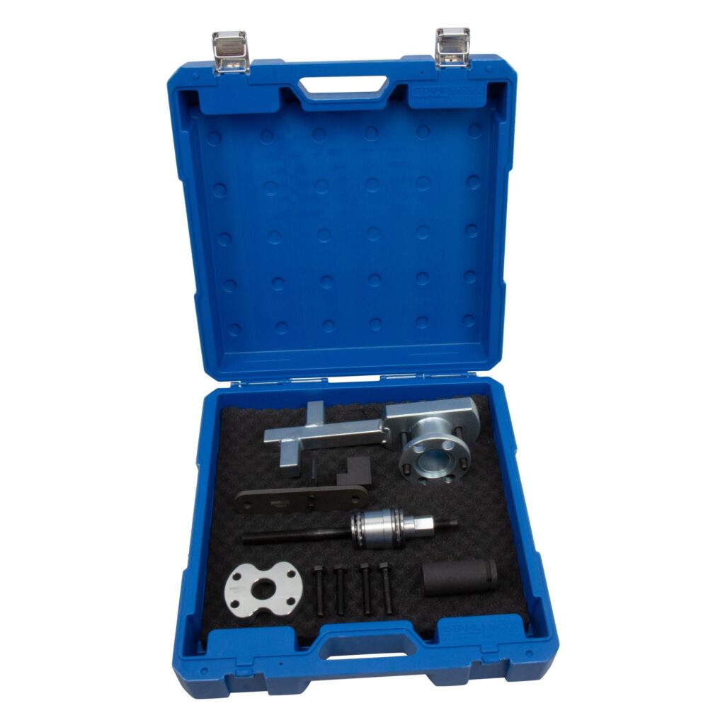 kurbelwellen gegenhalter und abzieher, für jaguar, land rover, 3.5l, 4.2l, 5.0l, 306ps, 508ps, 508pn