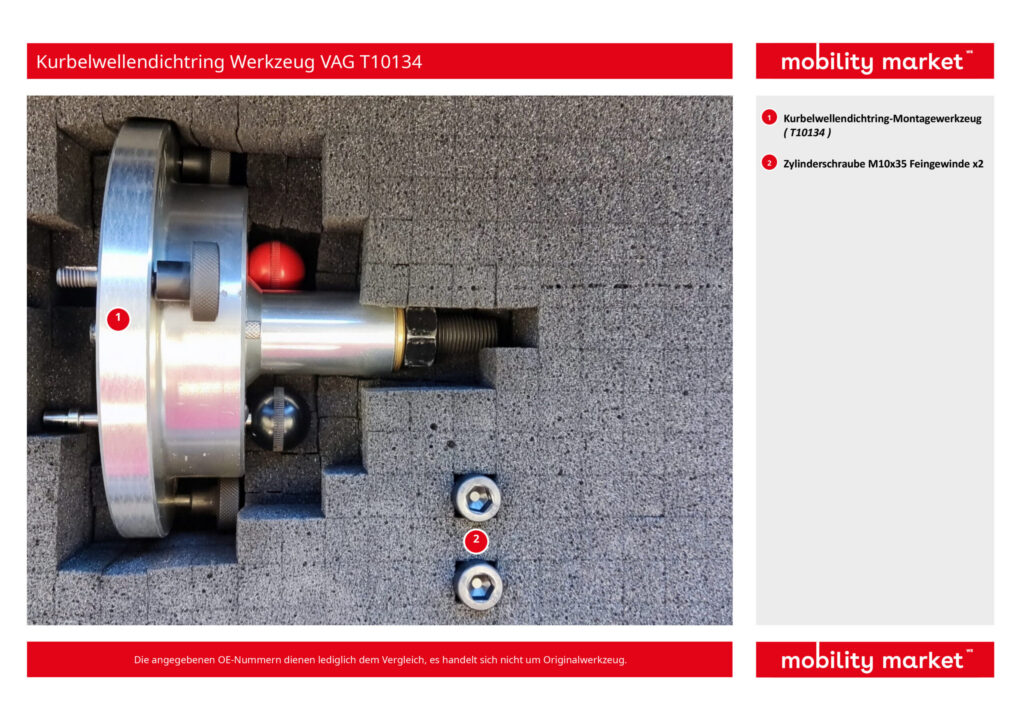 kurbelwellendichtring werkzeug vag 1.4 1.6